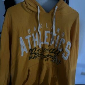 Oakland Athletics Yellow Hoodie